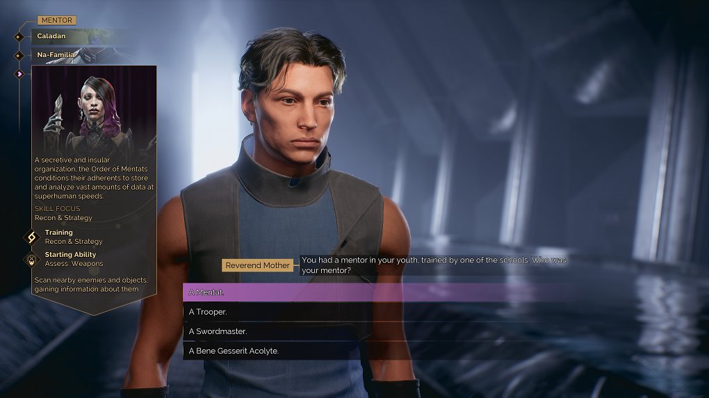 Auswahl des Mentors in Dune Awakening