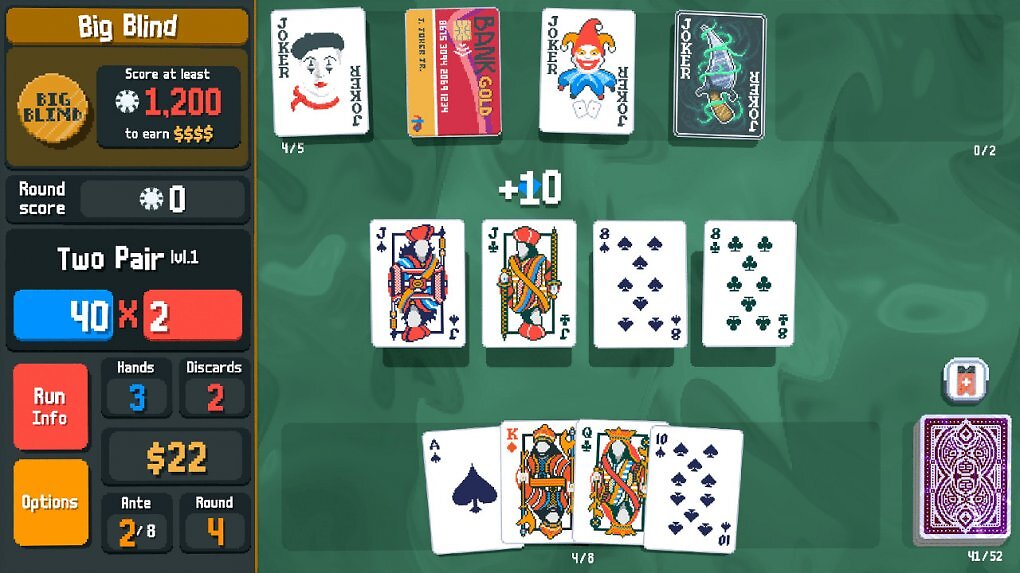 Spielbrett von Balatro
