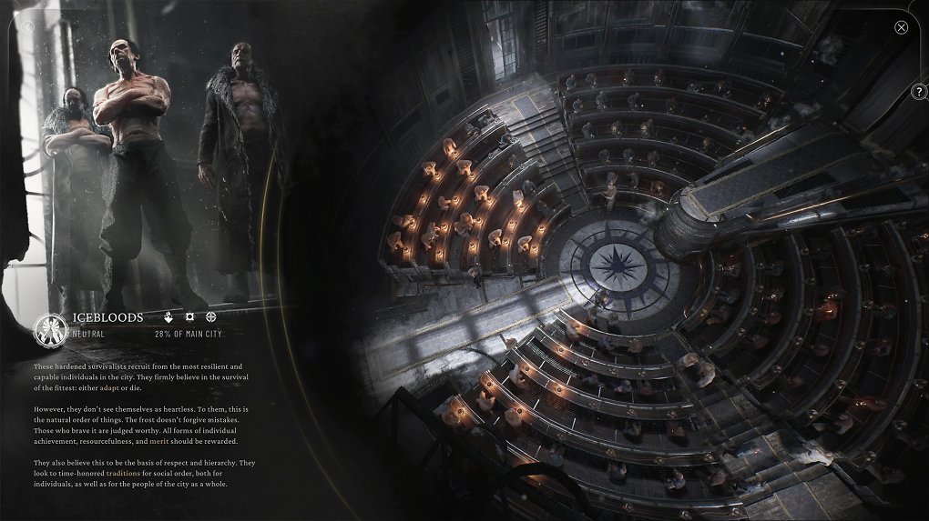Der Senat in Frostpunk 2