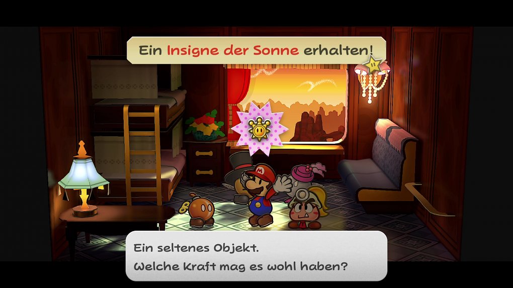 Mario erhält eine Insignie
