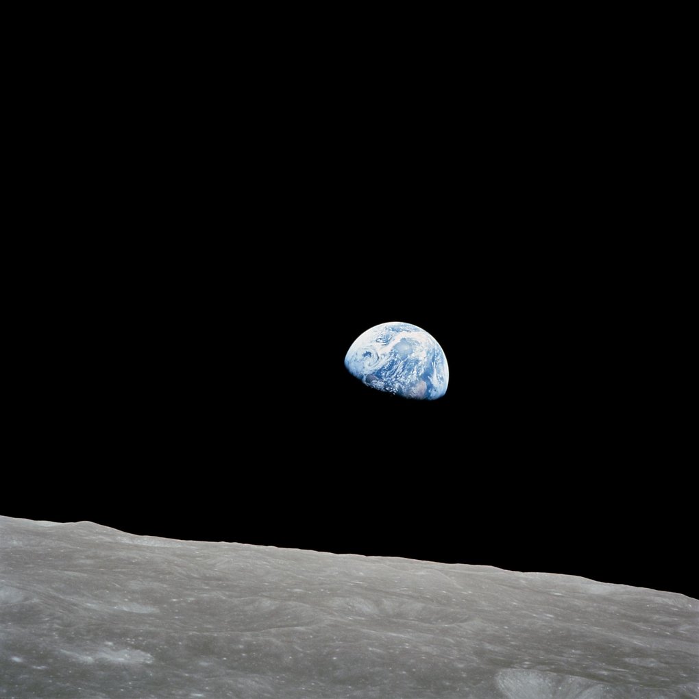 Weihnachten 1968: Das legendäre Earthrise-Foto von Apollo 8