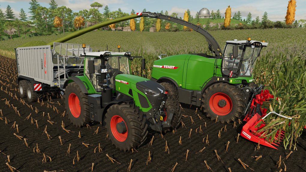 Maishäckseln im Landwirtschafts-Simulator 22
