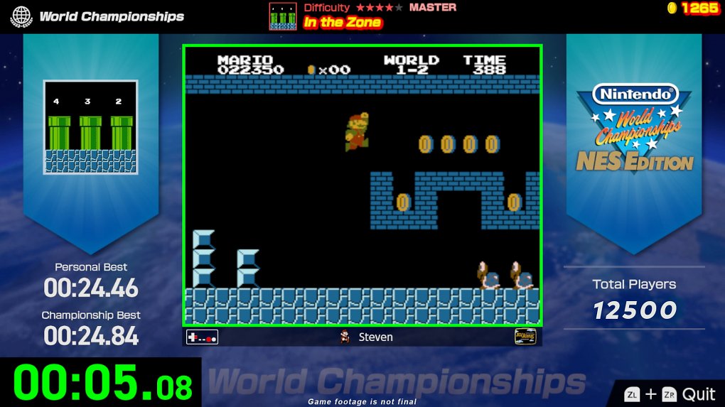 Super Mario Bros. in Nintendo World Championships: NES Edition