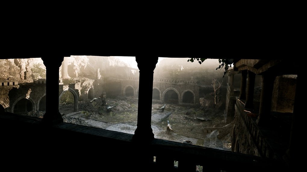 Die late Klosterruine im Gothic Remake