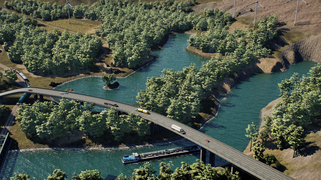 Zu Wasser, zu Land und in der Luft: Ihr plant sämtliche Transportwege.