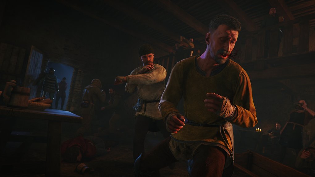 Eine Kneipenschlägerei in Kingdom Come: Deliverance 2