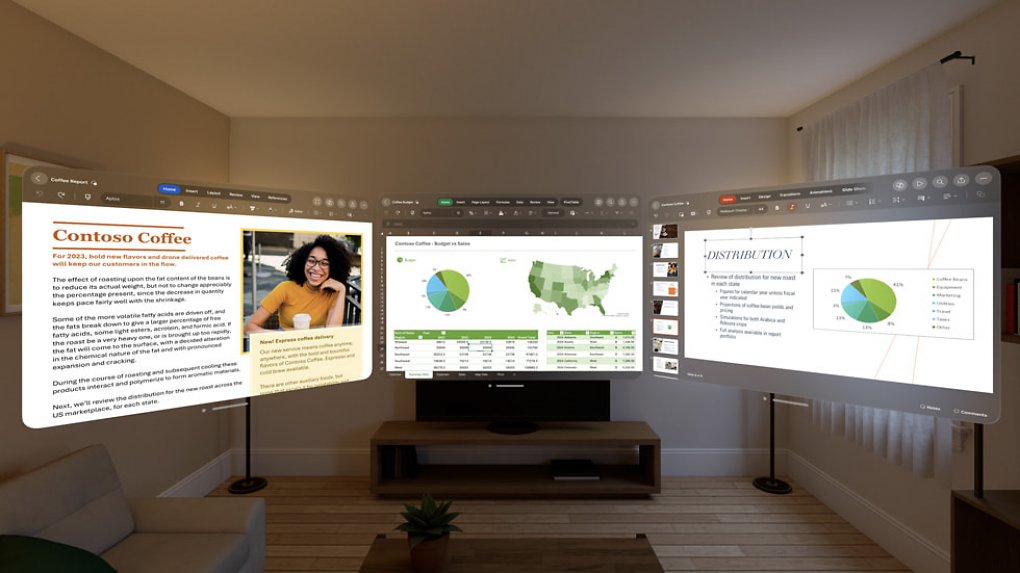 UI Apple Vision Pro
