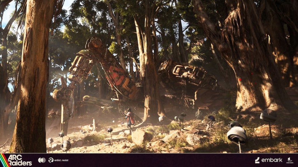 Raider an einem alten ARC-Roboter