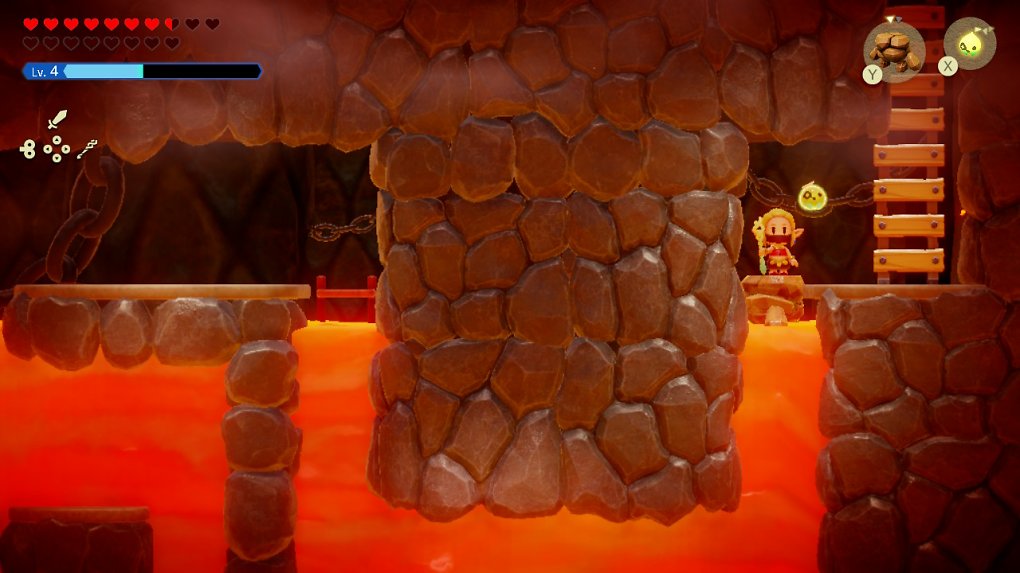 Zelda Echoes of Wisdom Herzteil Eldin Es rumort im Vulkan