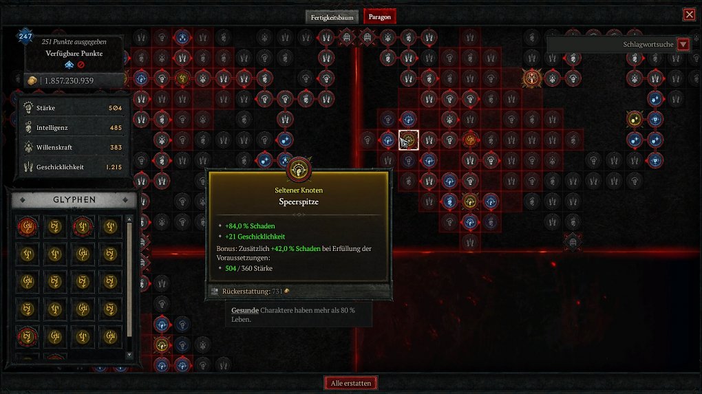 300 Paragonstufen und neue Paragonbretter - das Levelsystem hat sich verändert.
