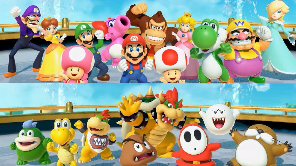 Die spielbaren Charaktere aus Super Mario Party Jamboree