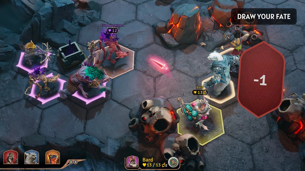 Bard-Gameplay aus Sunderfolk.