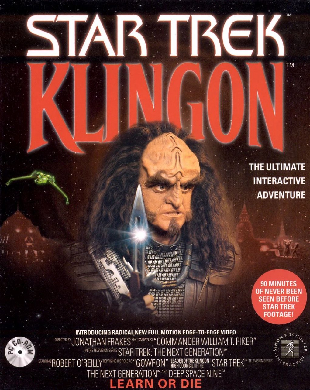 LEARN OR DIE! Edutainment-CD-ROMs, Klingon Style