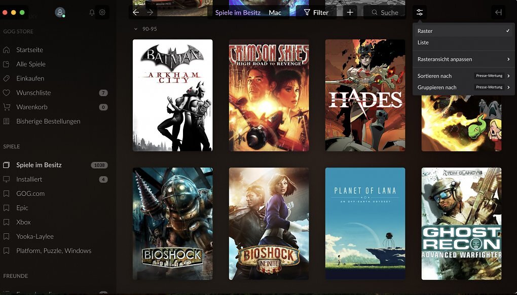 gog galaxy presse wertung