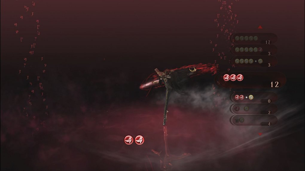 Kombos im Äther in Bayonetta.
