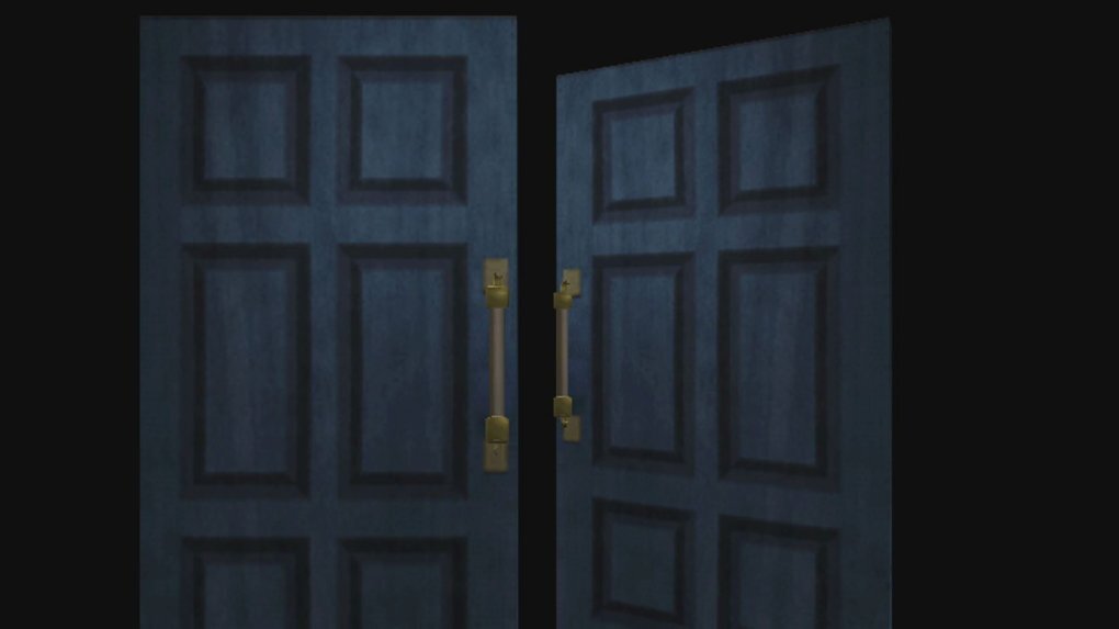 Die böse Tür in Resident Evil 2.
