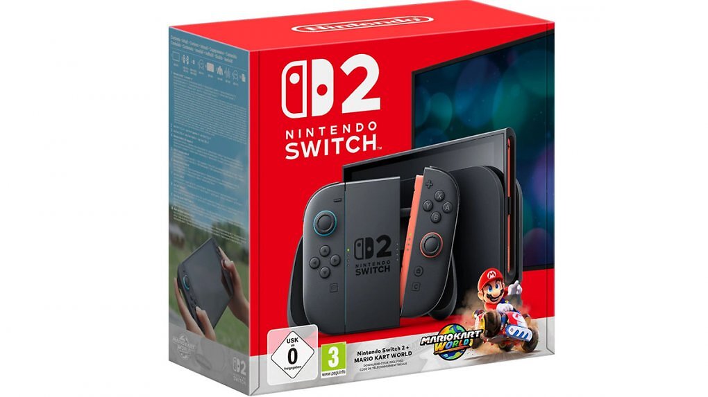 Nintendo Switch 2 Bundle mit Mario Kart World
