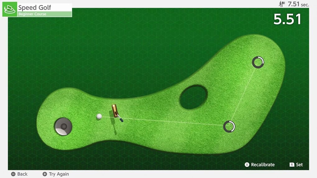 Minigolf-Spiel