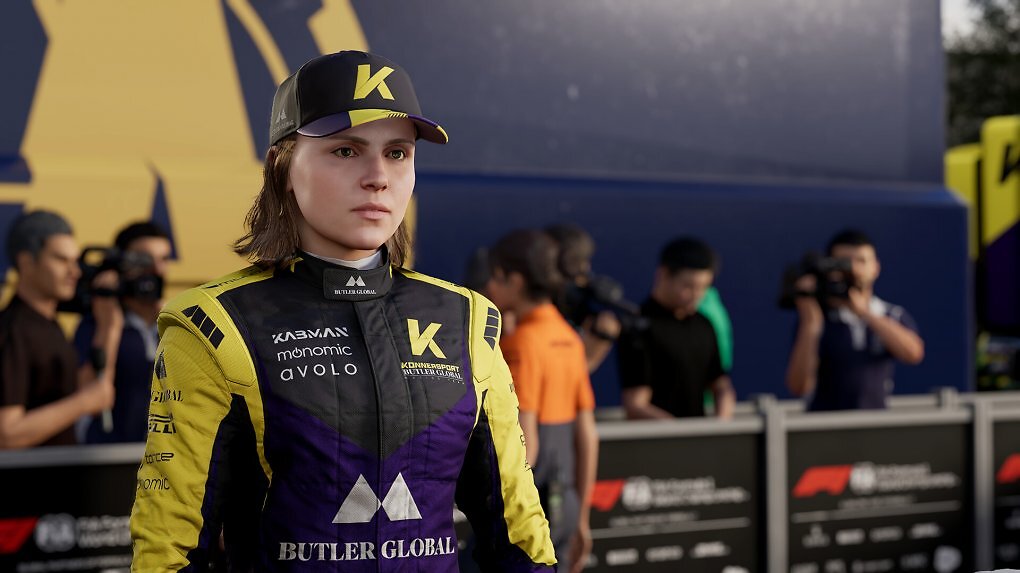 Callie Meyer während eines Interviews