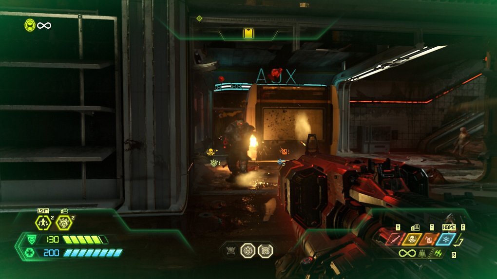Doom Eternal ohne Fadenkreuz