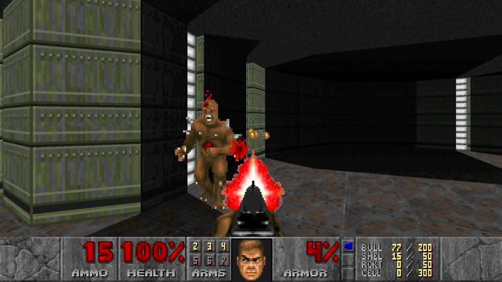 Ein Screenshot aus Doom