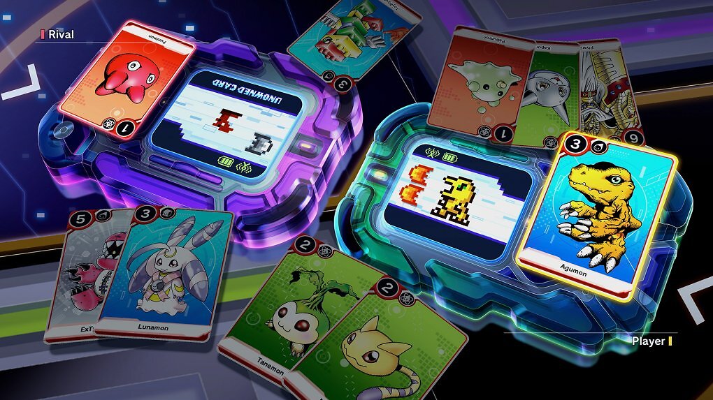 Digivice mit Karten