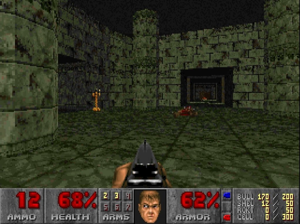 Doom in VGA-Auflösung.