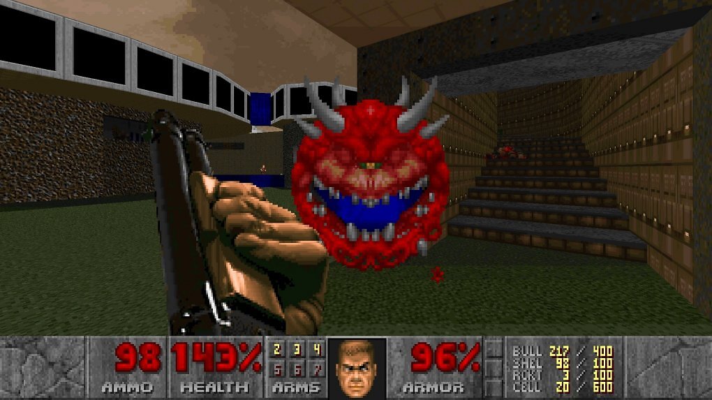 Eine Szene aus Final Doom.