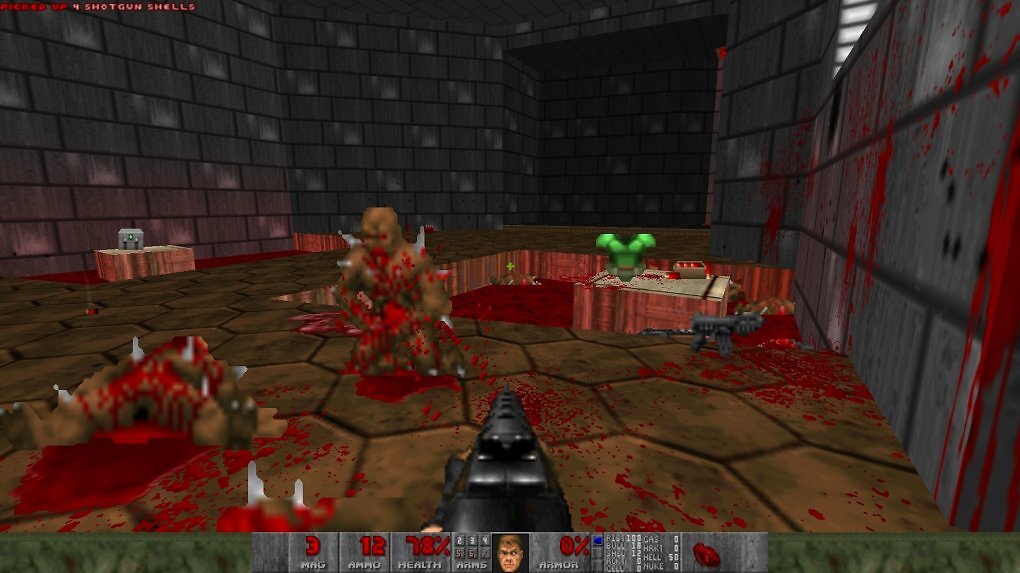 Ein Screenshot aus Brutal Doom
