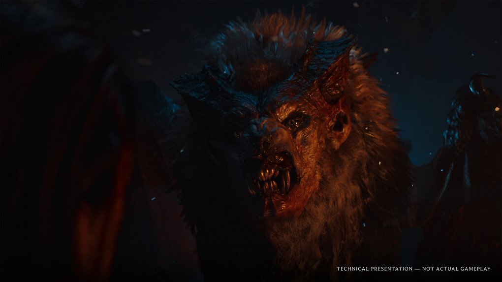 Ein Mantikor in The Witcher 4.