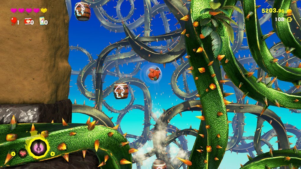 Klassische Abschnitte á la Donkey Kong Country gibt es ebenfalls zu entdecken!