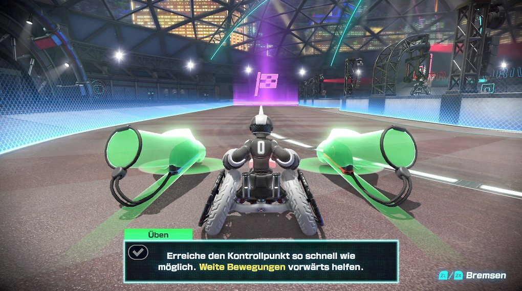 Im Tutorial wird uns ausführlich die Steuerung erklärt.