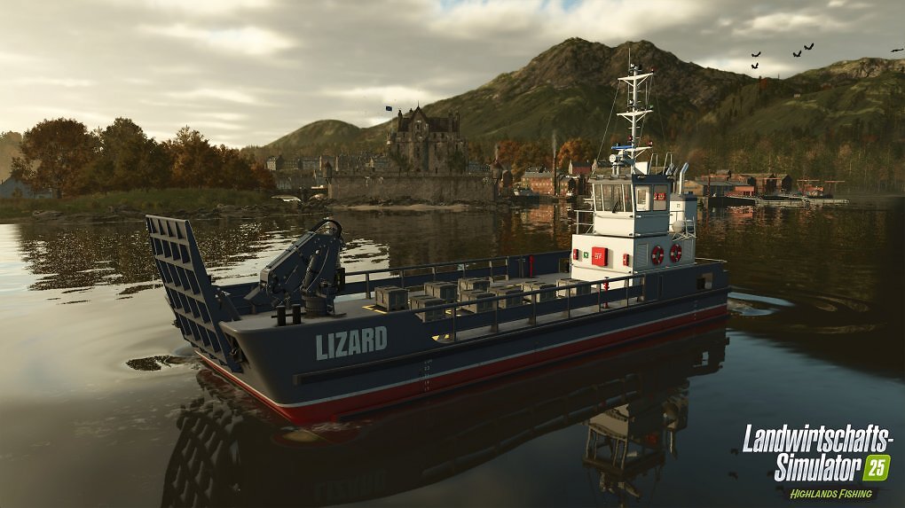 Erstmals können Boote im Farming Simulator genutzt werden.