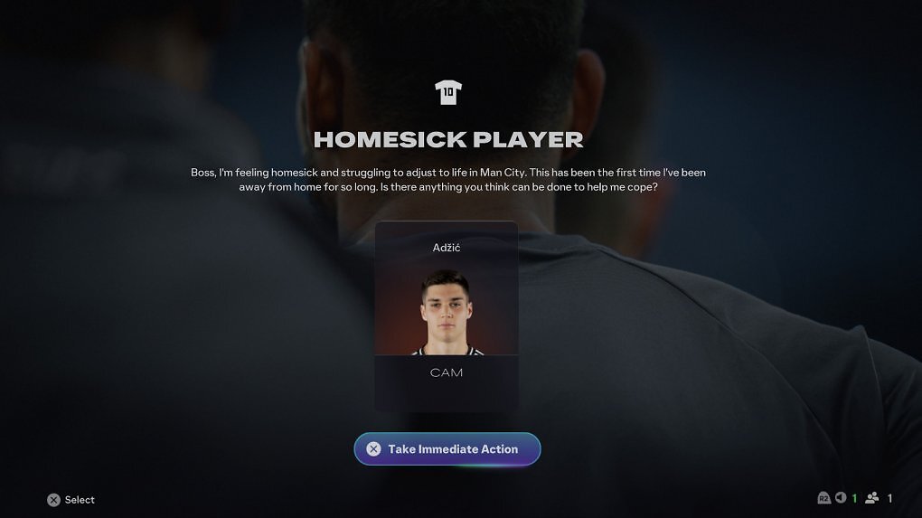 Spieler können plötzlich Heimweh bekommen