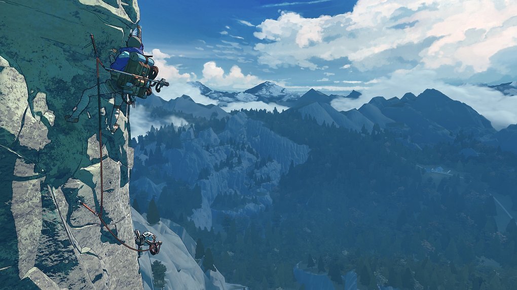 Für diese schöne Aussicht lohnt es sich auf jeden Fall auch mal den Blick von der Felswand abschweifen zu lassen.