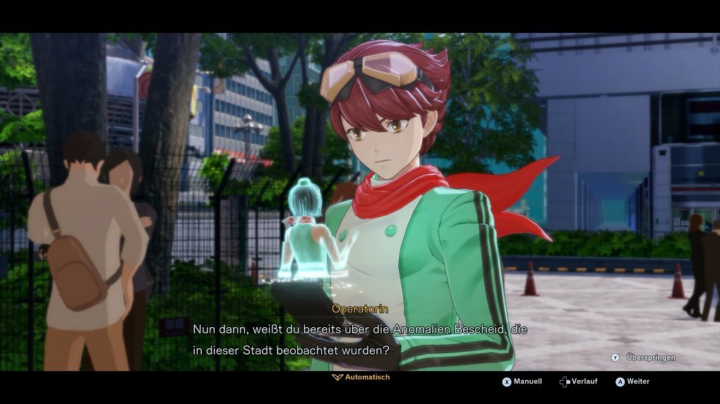 Unsere Kollegin gibt uns regelmäßige Updates per Hologramm