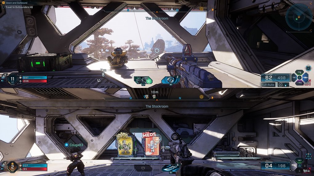 PS5: Im Splitscreen-Koop können auf einer Konsole zwei Spieler zusammen auf Beutejagd gehen.