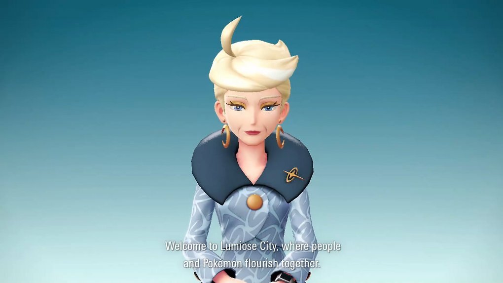 Am Bahnhof angekommen werden wir auf einer Anzeigetafel direkt durch ein typisches "Willkommen in der Welt der Pokémon"-Video begrüßt.