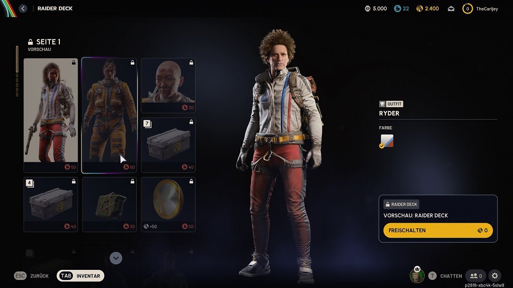 Ein Blick in den Battle Pass von ARC Raiders