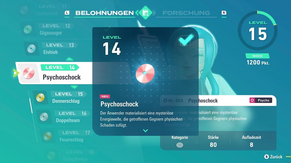 Erledigt ihr Forschungsaufgaben wie das Fangen von bestimmten Pokémon, belohnt euch Magnolia dafür schrittweise mit verschiedenen TMs. Die könnt ihr dann, so oft wie ihr möchtet, geeigneten Monstern beibringen.