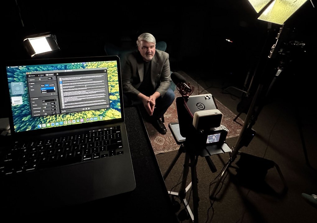 Mit dem Elgato Prompter lassen sich Videoskripte im Handumdrehen aufnehmen.