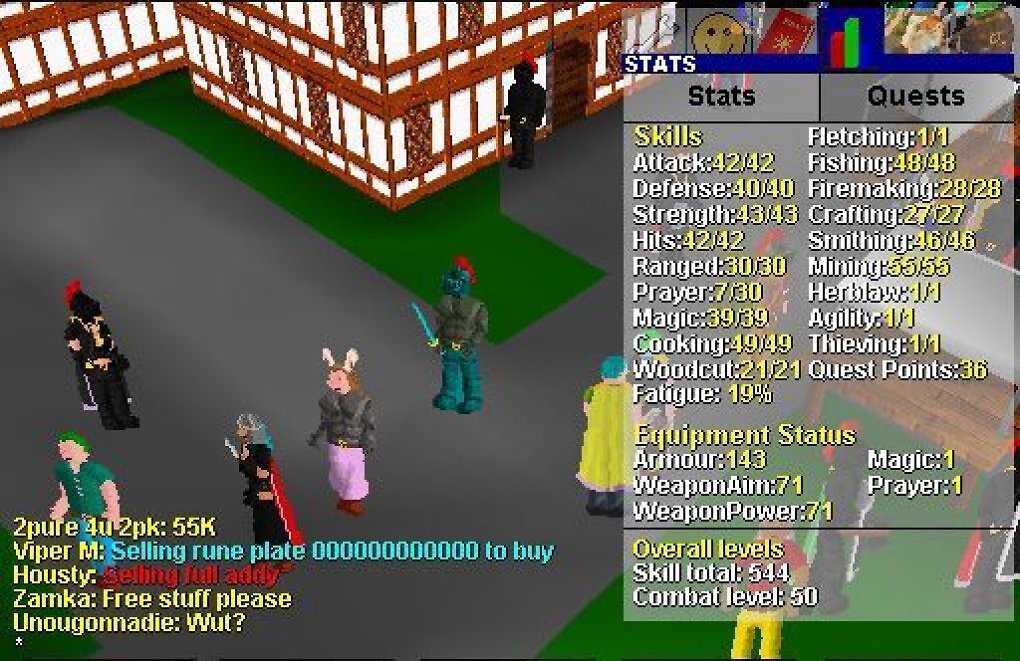 In RuneScape kann es teilweise über 100 Stunden dauern, einen einzigen Skill aufs Maximum zu bringen.