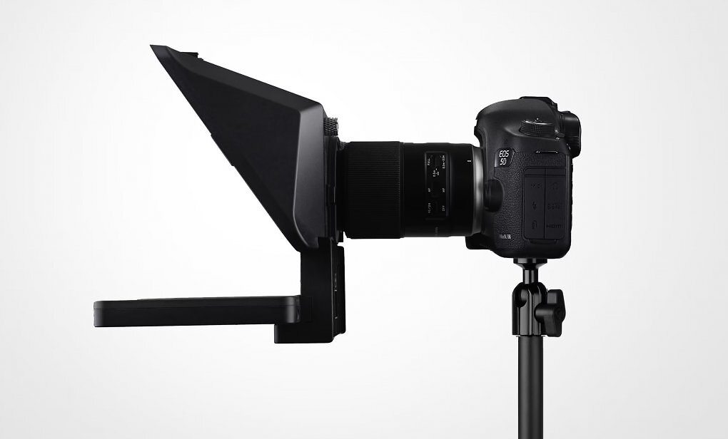 Der Elgato Prompter ist mit so gut wie jeder Kamera kompatibel.
