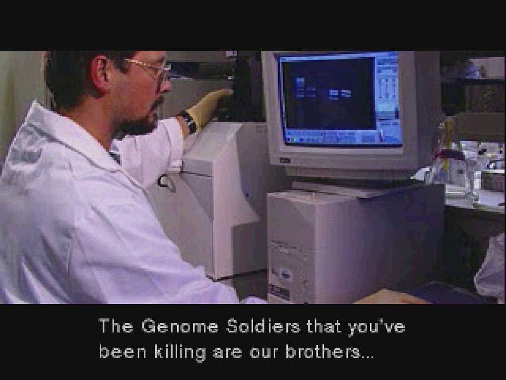 Die Story-Erklärungen gehen tief ins Detail und werden manchmal sogar von Realfilm-Schnipseln begleitet.