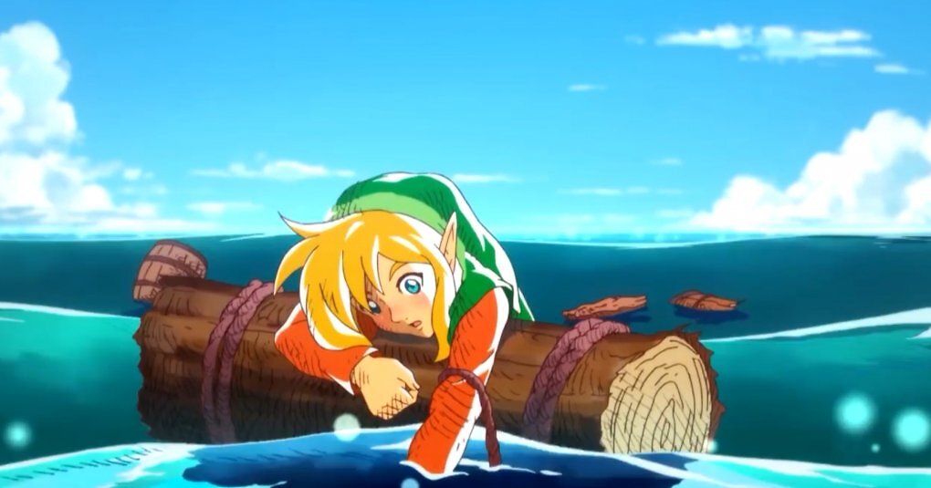 Nach seinem Abenteuer auf Cocolint erwacht Link auf dem Meer. War etwa alles nur ein Traum?