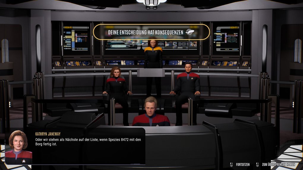 In jedem der zwölf Sektoren müssen wir wichtige Entscheidungen treffen, die maßgeblich das Schicksal der Voyager und der Crew beeinflussen.