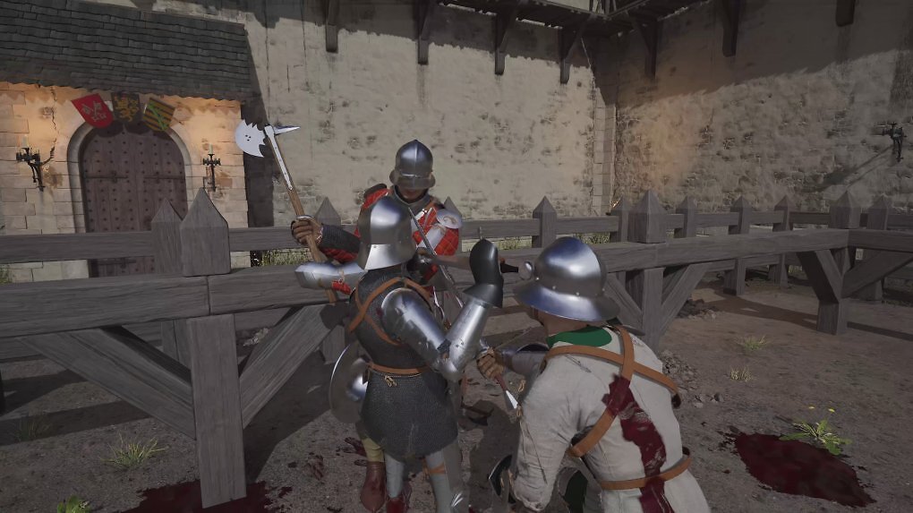 Haltet ihr eure Klinge im 'Halbschwert', könnt ihr sie präziser und wuchtiger in den Gegner stoßen.