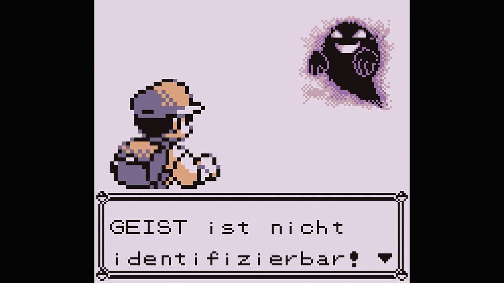 Ohne das Silph Scope sehen wir die Geister-Pokémon als, naja, Geister! Aber nicht als Pokémon!