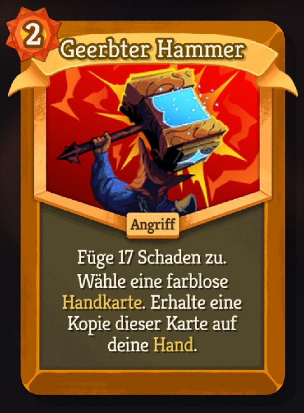Geerbter Hammer
