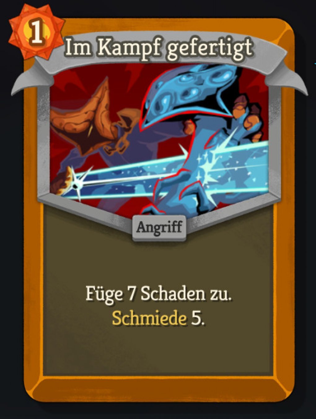 Im Kampf gefertigt